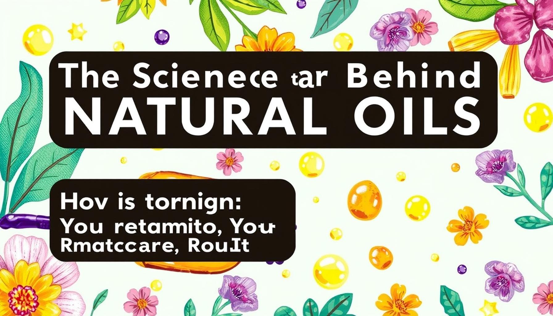 The Science Behind Natural Oils: How They Transform Your Skincare Routine